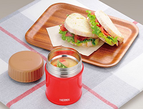 Thermos Vacuum Insulated Food Container 380Ml Red Chili Japan Jbi-382 Rcl
