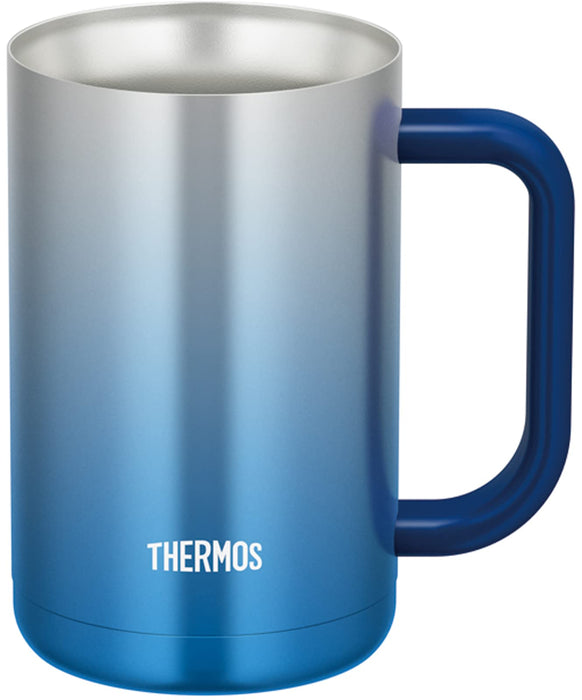Thermos 600ml 真空保温杯（闪亮蓝色）- JDK-600C 型号