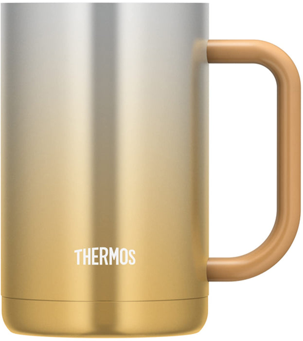 Thermos 600Ml Vacuum Insulated Mug in Sparkling Gold Model Jdk-600C