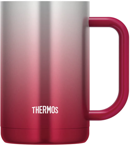 Thermos Sparkling Red Vacuum Insulated Mug 600ml - Model JDK-600C