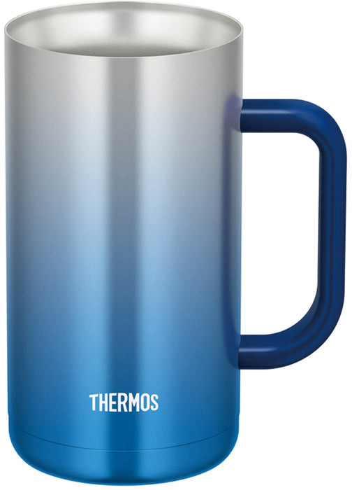 Thermos 720ml 闪亮蓝色真空保温杯 JDK-720C 型号