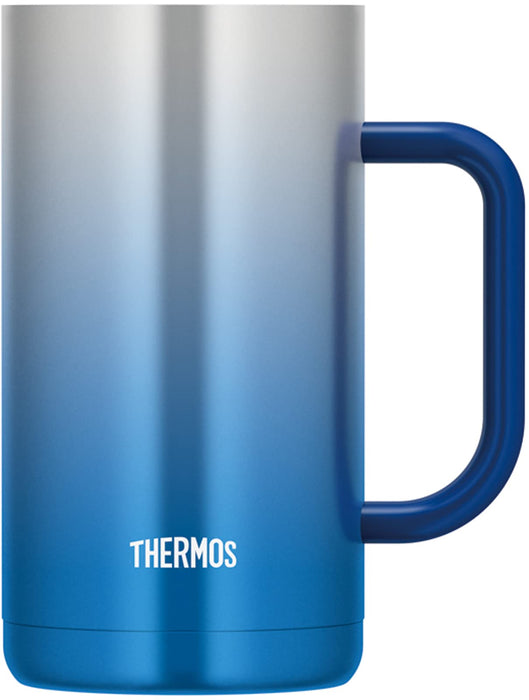 Thermos 720ml 亮藍真空保溫杯 JDK-720C 型號