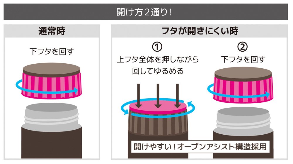 Thermos Jbq-300 Pch Vacuum Insulated Soup Jar 300Ml Japan Peach