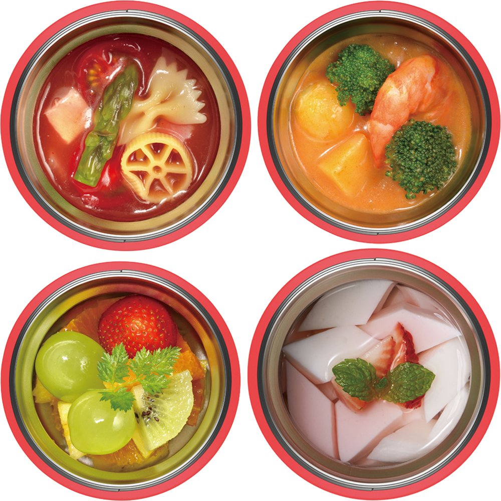 Thermos Jbq-300 Pch Vacuum Insulated Soup Jar 300Ml Japan Peach