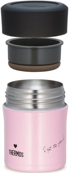 Thermos Japan Vacuum Insulated Soup Jar 300Ml Sweet Pink Jbj-303G