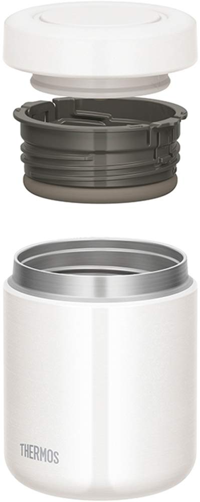 Thermos Vacuum Insulated Soup Jar 400Ml White Jbr-400 Wh Japan