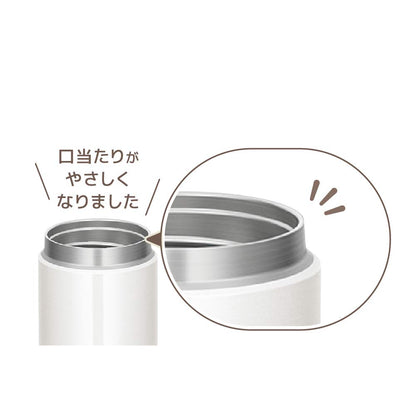 Thermos Vacuum Insulated Soup Jar 400Ml White Jbr-400 Wh Japan