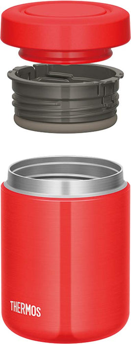 Thermos Japan Vacuum Insulated Soup Jar 500Ml Red Jbr-500R