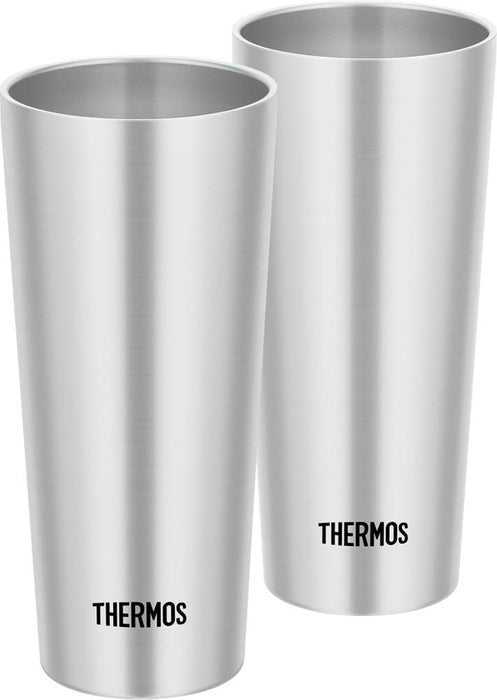Thermos Vacuum Insulated Tumbler 400Ml Stainless Steel Set Of 2 Japan Jdi-400P