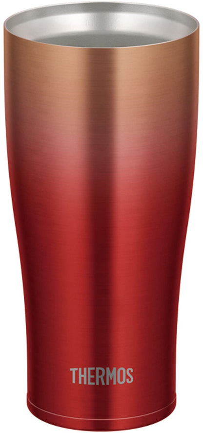 Thermos Japan Vacuum Insulated Tumbler 420Ml Red Gold Jde-421Ltd Rgd