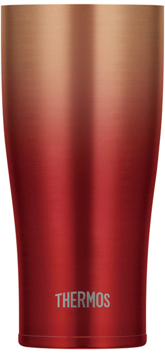 Thermos Japan Vacuum Insulated Tumbler 420Ml Red Gold Jde-421Ltd Rgd