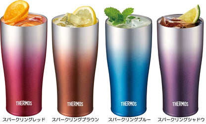 Thermos 420Ml Vacuum Insulated Tumbler Sparkling Blue Japan Jde-420C Sp-Bl