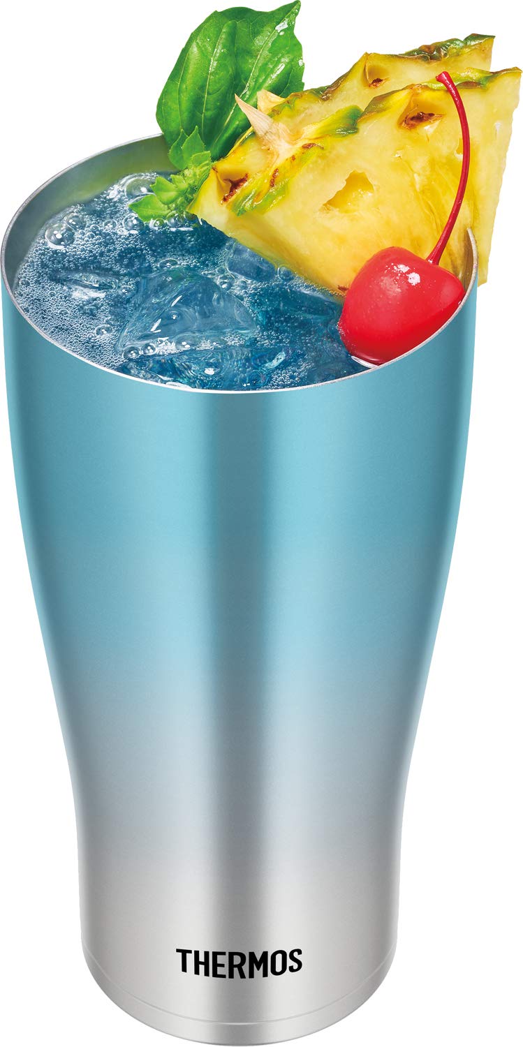 Thermos 600ml Blue Fade Vacuum Insulated Tumbler JDE-601C BL-FD