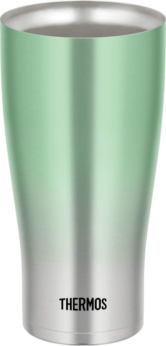 Thermos 600ml 真空隔热玻璃杯（绿色渐变色）型号 JDE-601C G-FD
