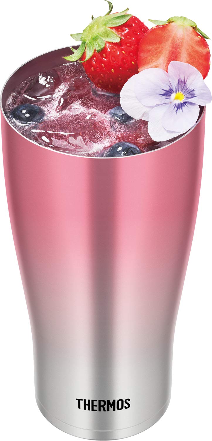 Thermos 600ml Pink Fade Vacuum Insulated Tumbler JDE-601C P-FD