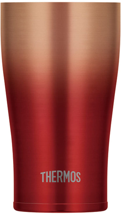 Thermos Japan Vacuum Insulated Tumbler 600Ml Red Gold Jde-601Ltd Rgd