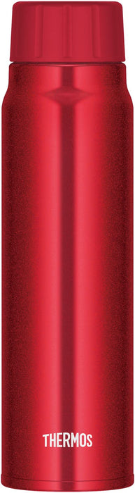 Thermos 500Ml Red Water Bottle for Cold Beverages - Carbonated Drink Fjk-500 R