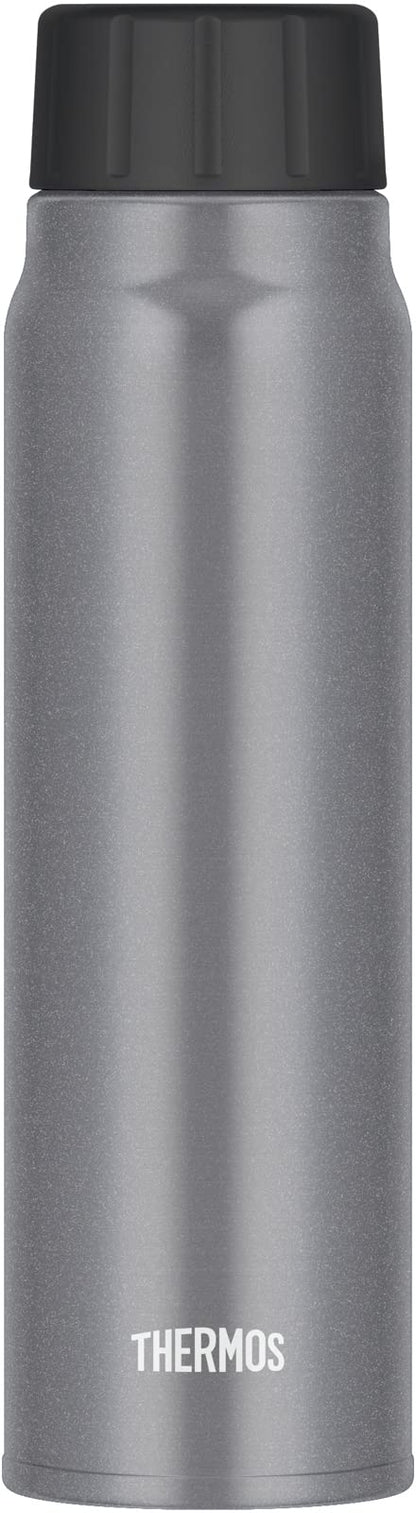 Thermos 500ml Silver Water Bottle for Cold Carbonated Beverages - FJK-500