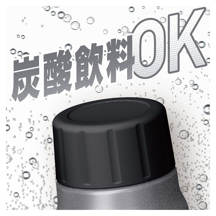 Thermos 500ml 銀色冷碳酸飲料水瓶 - FJK-500