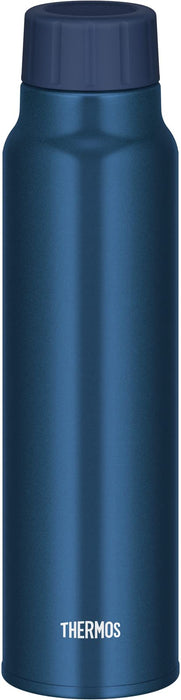 Thermos 750ml Navy Water Bottle for Cold Storage - Fjk-750 Carbonated Beverage Container