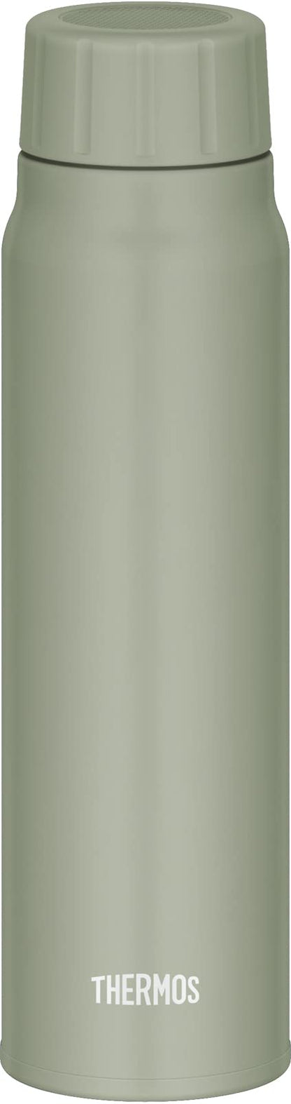 Thermos 500ml Khaki Water Bottle for Cold Drinks Only - Fjk-500 Kki