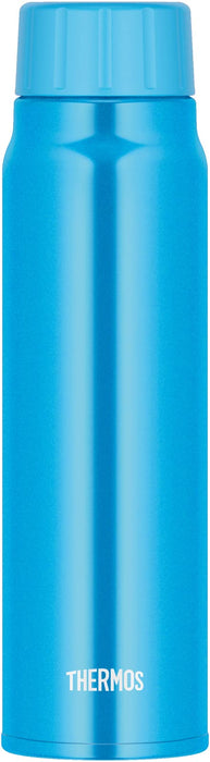 Thermos 500Ml Light Blue Water Bottle for Cold Storage Carbonated Drink Compatible