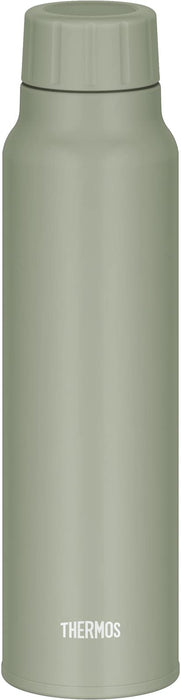 Thermos 750ml Khaki Water Bottle for Cold Carbonated Drinks Fjk-750 Kki