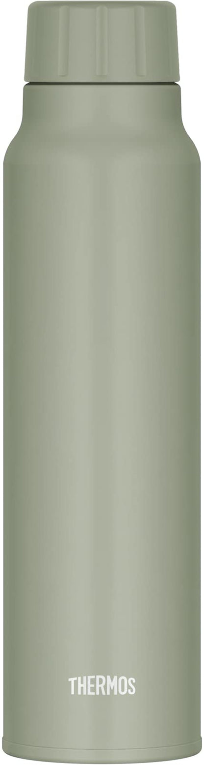 Thermos 750ml Khaki Water Bottle for Cold Carbonated Drinks Fjk-750 Kki