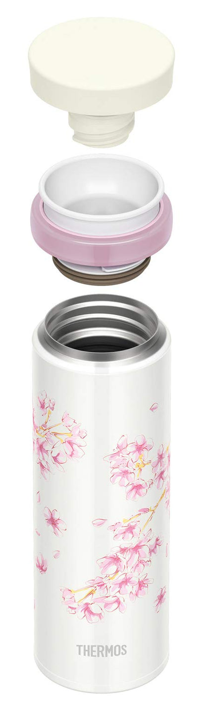 Thermos 350Ml Vacuum Insulated Water Bottle Made In Japan - Hanazakura Jny-352 Hnz