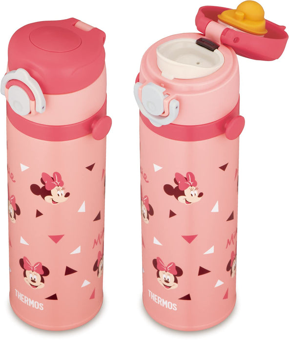 Thermos 500ml Minnie Coral Pink Kids Vacuum Insulated Water Bottle - Joi-500Ds Cp