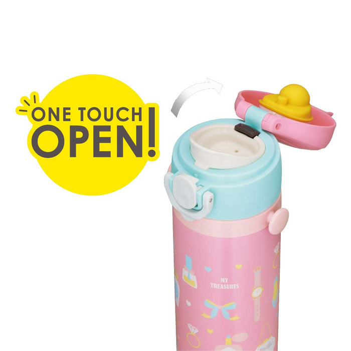 Thermos Japan Water Bottle Vacuum Insulated Kids Mobile Mug 500Ml Pink Joi-500P