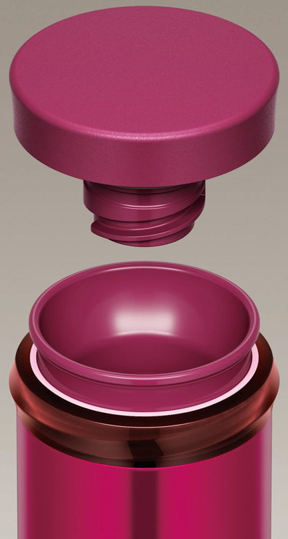 Thermos 0.35L Vacuum Insulated Water Bottle Mug Japan Burgundy Jno-350 Bgd