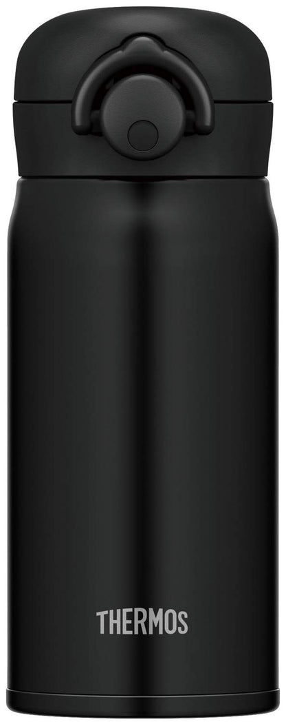 Thermos Japan Vacuum Insulated Water Bottle 350Ml Matte Black Jnr-351 Mtbk