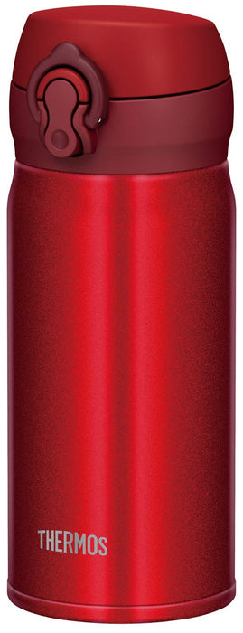 Thermos Japan Vacuum Insulated Water Bottle 350Ml Metallic Red Jnl-354 Mtr