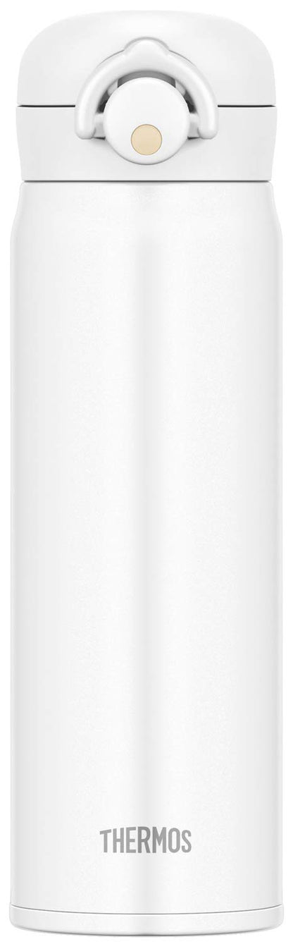 Thermos Jnr-501 500Ml Vacuum Insulated Water Bottle Mug Matte White Japan