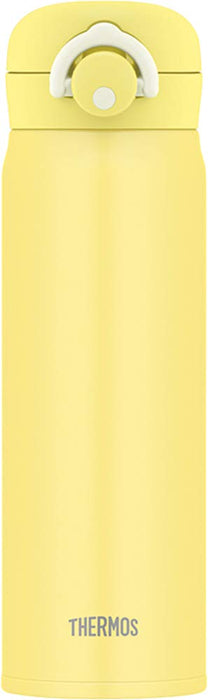 Thermos 500ml Vacuum Insulated Matte Yellow Bottle Jnr-501Ltd