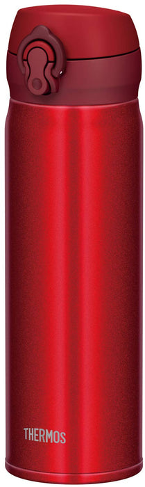 Thermos 500毫升真空保溫水瓶移動馬克杯 - 金屬紅 Jnl-504 Mtr - 日本製造