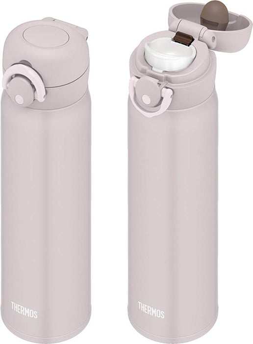Thermos 500 毫升真空保溫水瓶日本 Jnr-501 Ltd Pgg 粉紅灰色