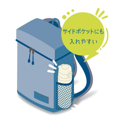 Thermos 550ml Vacuum Insulated Water Bottle Mobile Mug in White