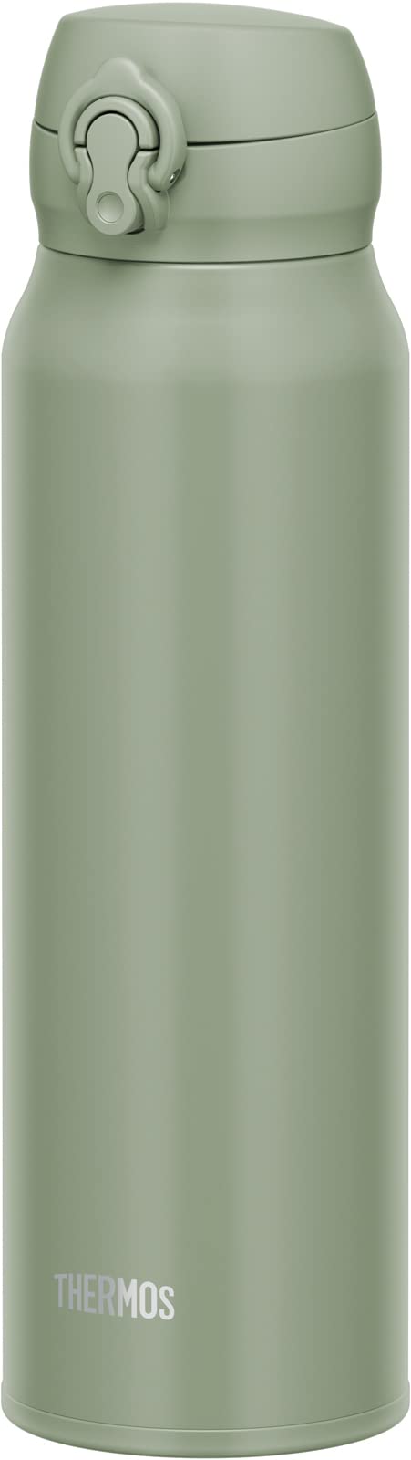 Thermos 750ml Mobile Vacuum Insulated Water Bottle Smoked Khaki with Easy Clean Spout