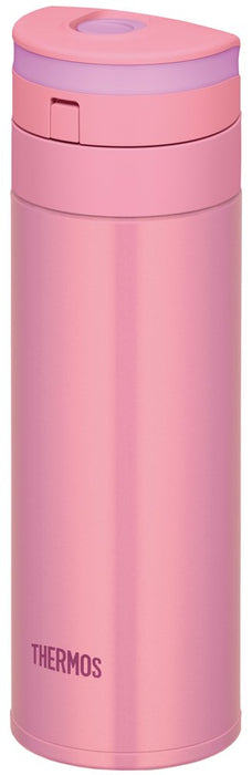 Thermos 0.35L Pink Water Bottle Vacuum Insulated Japan Mobile Mug One Touch Open Jns-350P