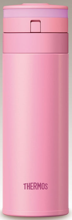Thermos 0.35L Pink Water Bottle Vacuum Insulated Japan Mobile Mug One Touch Open Jns-350P