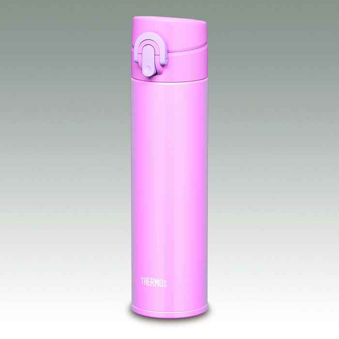 Thermos Water Bottle 0.4L Vacuum Insulated Mobile Mug Japan Light Pink Jni-401 Lp