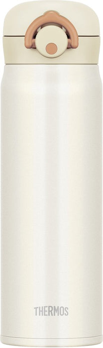 Thermos 日本水瓶真空隔热 500 毫升奶油白色 Jnr-500 Crw