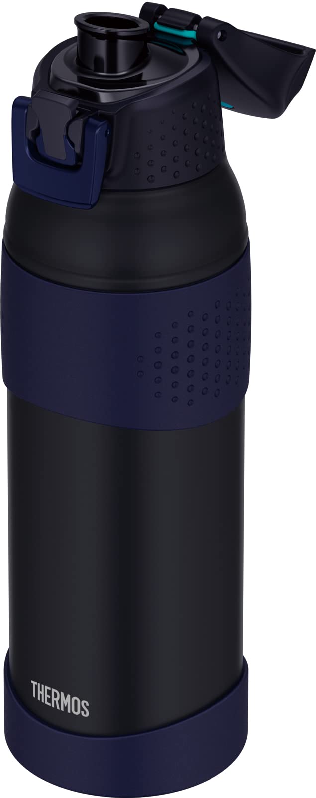Thermos 1L Vacuum Insulated Water Bottle Midnight Blue Cold Storage Sports Model Fjr-1000 Mdb