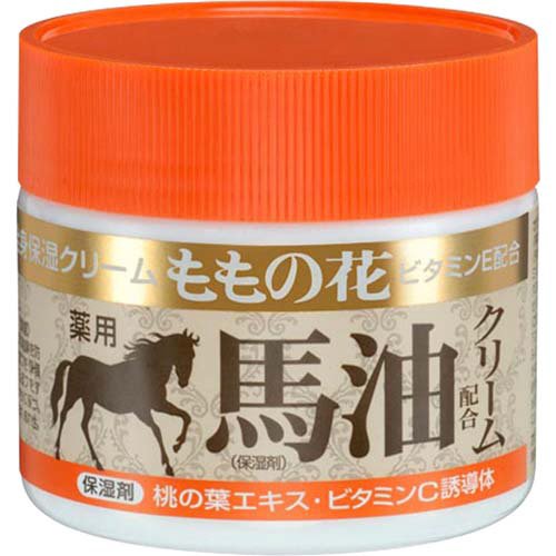 Original Thigh Flower Medicated Horse Oil-Blended Cream 70g - 日本保濕霜