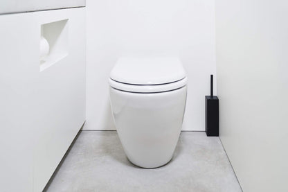 Tidy Japan Platawa Four Toilet Compact Black Cl-665-521-0 W6.6Xd6.6Xh33Cm