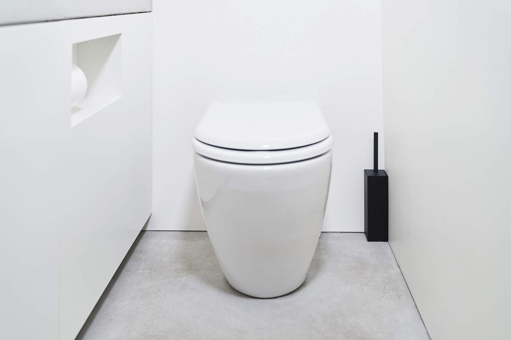 Tidy Japan Platawa Four Toilet Compact Black Cl-665-521-0 W6.6Xd6.6Xh33Cm