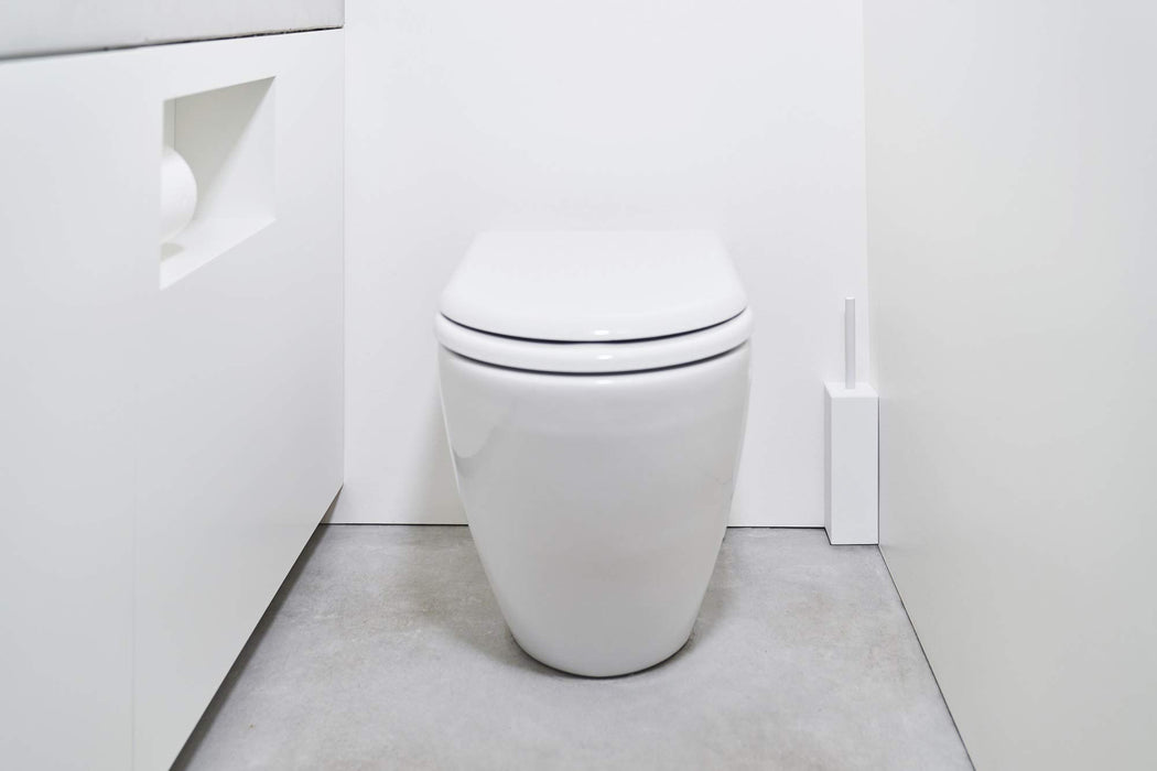 Tidy Japan Platawa 4 Toilet Compact White Cl-665-521-7 W6.6Xd6.6Xh33Cm