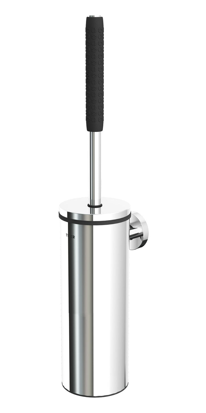 Tiger Boston Comfort & Safety Toilet Brush Holder Stainless Steel Polished Japan 9X18.5X5In